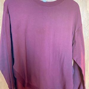 Maroon sweatshirt
